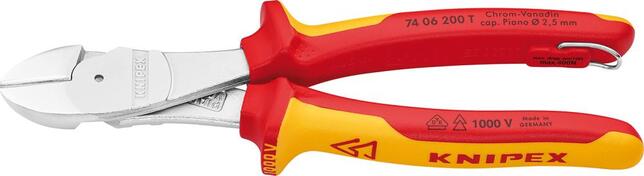 Silové bocní štípacky VDE TT a vícesložkové návleky 200mm KNIPEX