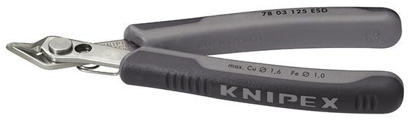 KNIPEX Klešte štípací bocní 140mm inox ESD Electronic SuperKnips / 7803125 ESD Knipex