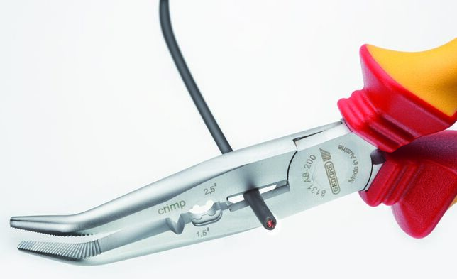 GEDORE SB VDE 8131 AB-200 H Viacúčelové kliešte VDE 200 mm ohnuté povrchová úprava