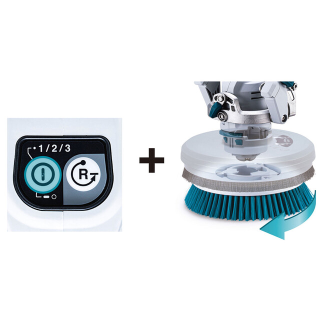 MAKITA PS001GZ - Akumulátorový kefový čistič podláh bez akumulátora a nabíjačky