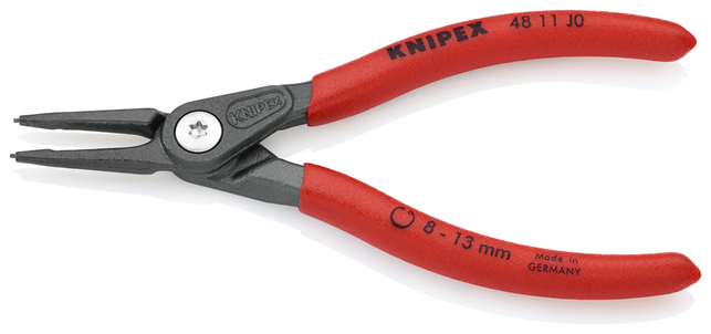 KNIPEX 48 11 J0 SB Presné kliešte na poistné krúžky pre vnútorné poistné krúžky vo vŕtaných otvoroch