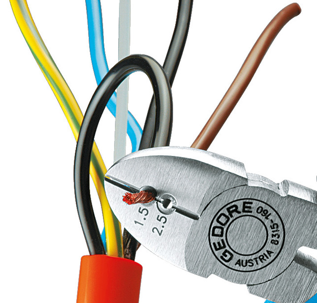 GEDORE 8315-160 TC Bočné kliešte na odstraňovanie izolácie