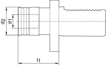 FORTIS Upínač pre závitníky M3-M20 VDI 50 FE1 / FES1 DIN69880 Fortis