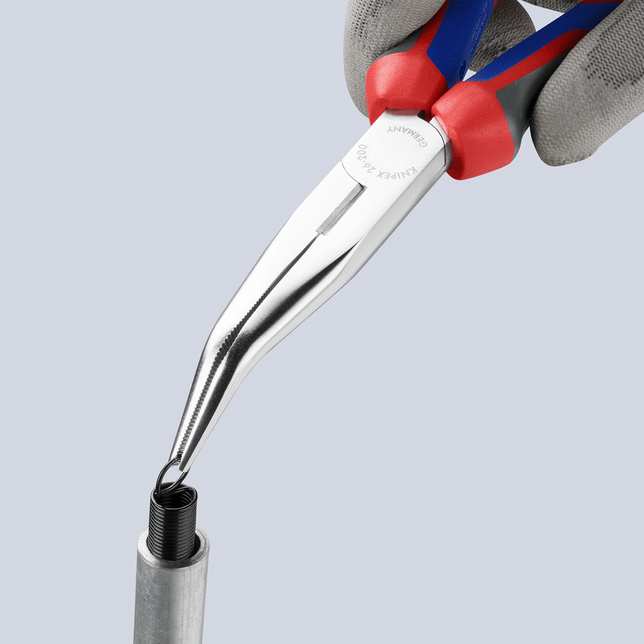 KNIPEX 26 25 200 SB Polguľaté bočné cvikacie kliešte (Kliešte v tvare bocianieho zobáka) pochrómovan