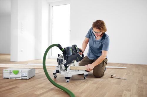 FESTOOL Akumulátorová pokosová pila na lišty SYMMETRIC SYMC 70 EB-Basic   577424