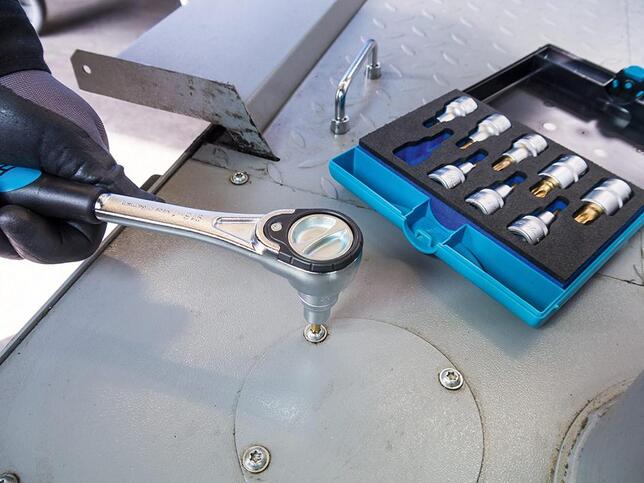 HAZET Sada hlavíc 1/2" 9 diel torx T20 - T60 992/9 Hazet