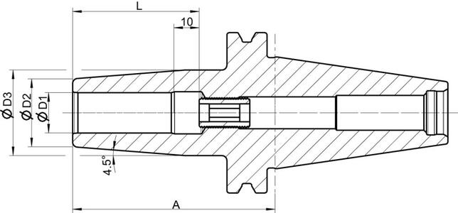 FORMAT Upínač termo d20mm SK40 Tvar AD DIN69871 G2.5 IK Format GT