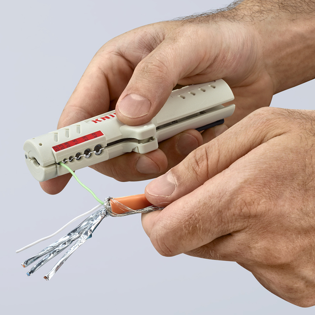 KNIPEX 16 65 125 SB Odizolovacie náradie na dátové káble  125 mm