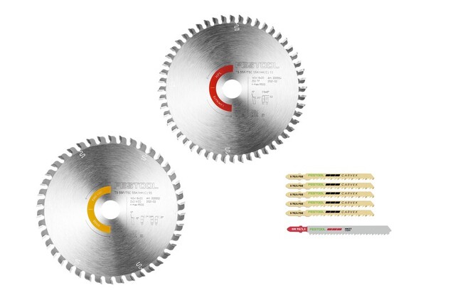 Súprava pílových kotúčov KSB-SORT/2 W/L 160x1,8 pre TS 55 F, TSC 55 K, HK 55, HKC 55 578562