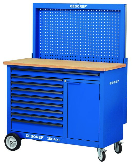 GEDORE 1504 XL 1710 Mobilný pracovný stôl 1,25 m široký