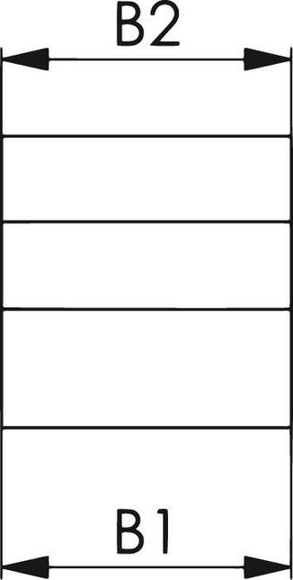 Podpera stupňovitá 50 / 12,5-50mm DIN6318 AMF