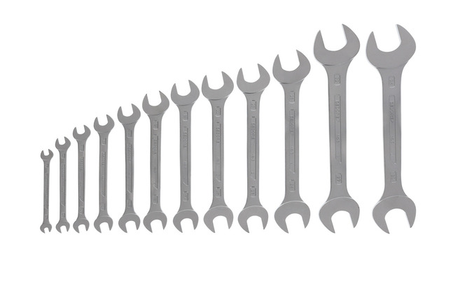 GEDORE 6-122 ISO Sada obojstranných plochých kľúčov, 12-dielna 6-34 mm