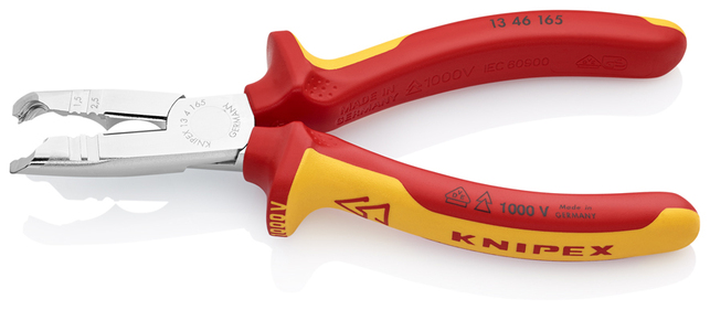 KNIPEX 13 46 165 SB Odizolovacie kliešte izolované s multi-komponentnými rukoväťami, VDE testované p