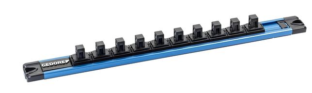 GEDORE SL 3010 Lišta zásuviek 3/8" magnetická, prázdna 10 Zásuviek