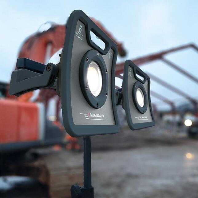 SCANGRIP Pracovná lampa duálny systém NOVA 6K C+R Fore Life 600-6000 lumenov Scangrip