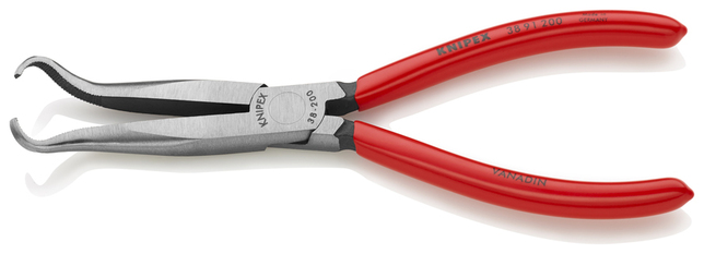 KNIPEX 38 91 200 Kliešte pre mechanikov poplastované čierne atramentované 200 mm