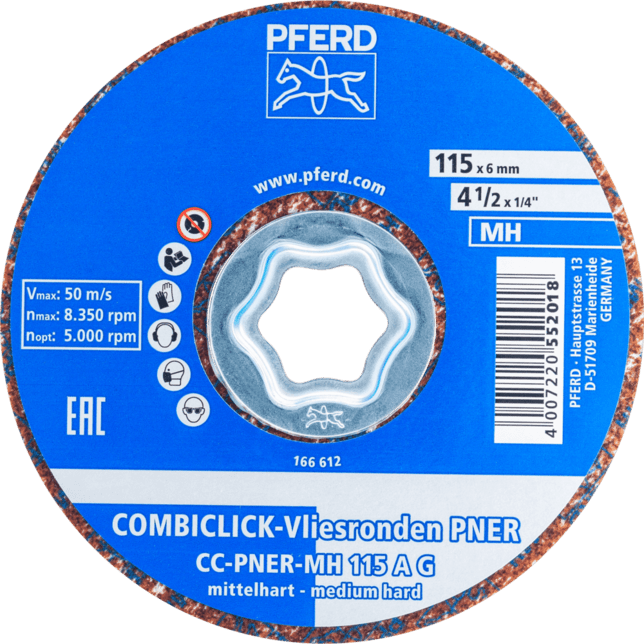 PFERD TOOLS COMBICLICK CC-PNER MH 115 A G