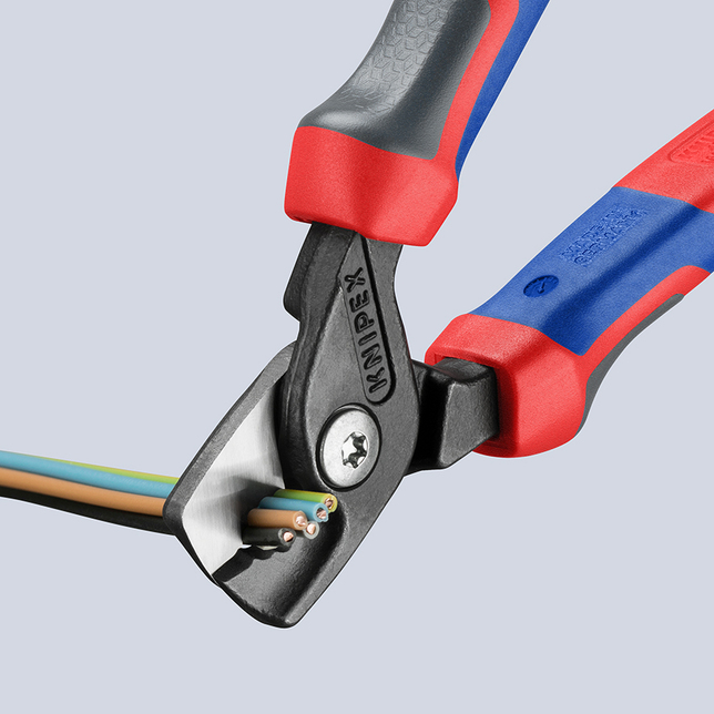 KNIPEX 95 12 160 SB StepCut® Nožnice na káble leštené 160 mm