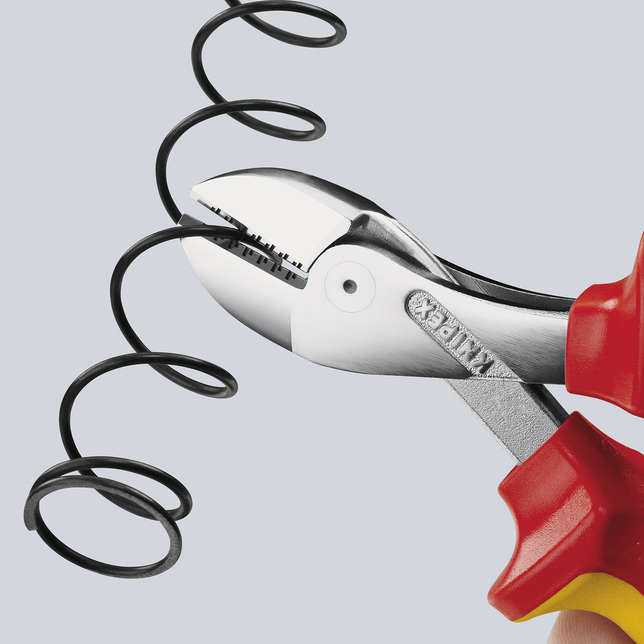 KNIPEX 73 06 160 SB X-Cut® Kompaktné bočné cvikacie kliešte vysoký pákový prevod izolované s multi-k