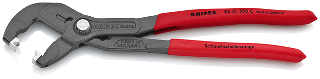 KNIPEX 85 51 250 C Kliešte na hadicové spony pre upínacie spony s protišmykovým plastovým povrchom š