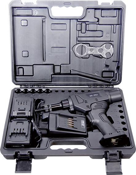 GOEBEL Batériový zdroj GO-RN 2 má batériu s kapacitou 2 Ah a výkonom 36 W a 2 batériové zdroje.