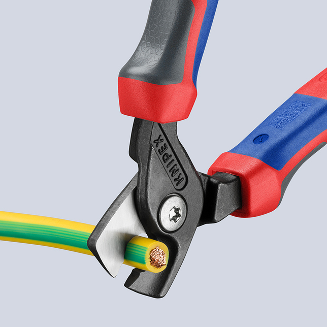 KNIPEX 95 12 160 SB StepCut® Nožnice na káble leštené 160 mm