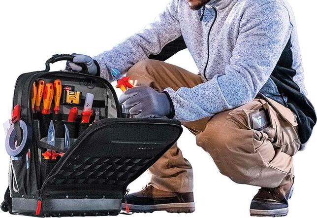 KNIPEX Nástrojová súprava elektrikár 30-dielna v batohu Knipex