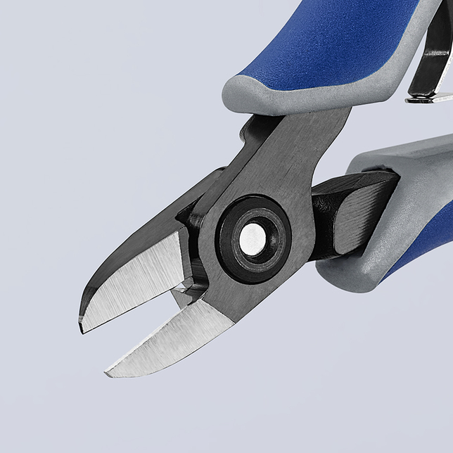 KNIPEX 79 12 125 Presné bočné cvikacie kliešte pre elektroniku s multi-komponentnými úchopmi leštené