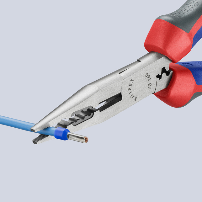 KNIPEX 13 02 160 SB Elektrikárske kliešte čierne atramentované 160 mm