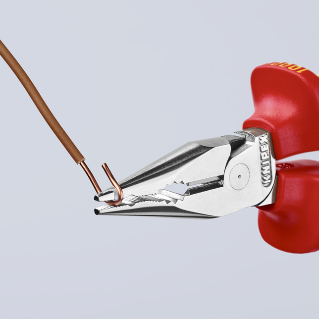 KNIPEX 08 26 145 T BK Kombinované kliešte s ihlovým nosom izolované s multi-komponentnými úchopmi, V