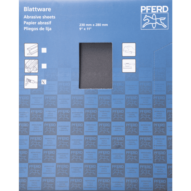 PFERD TOOLS Nástroje s povrchovou úpravou BP-W ECO FARBA 230X280 SiC 240