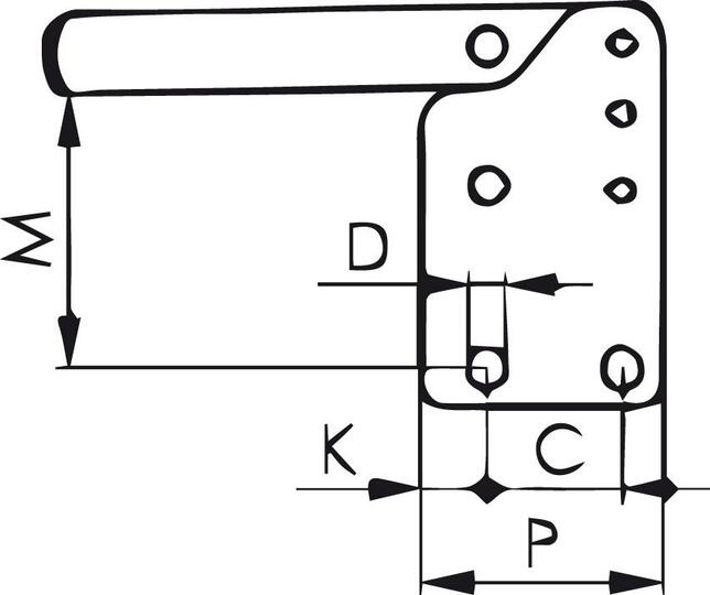 Úpinka vertikálna 6802 veľkosť 6 AMF