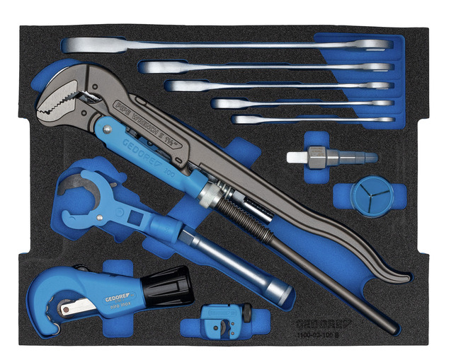 1100-03 GEDORE L-BOXX 136 s asortimentom hydraulika 44 -častový