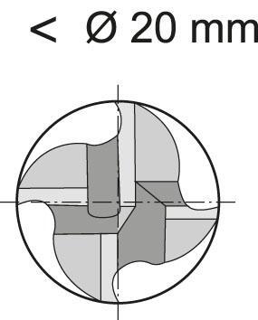 FORMAT Fréza hrubovacia 12mm Z4 HSS Co8 HR DIN844L Format