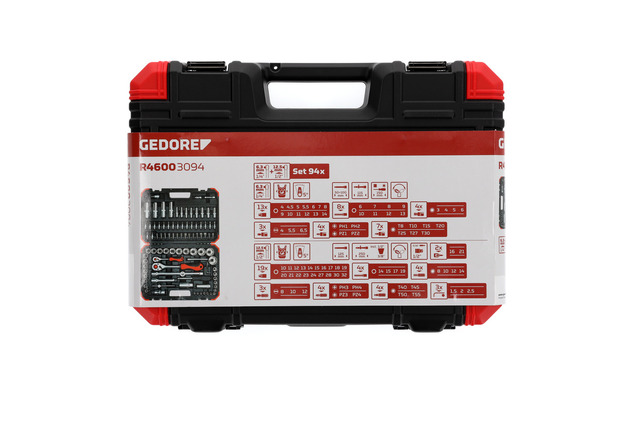 GEDORE RED Sada gola 1/2-1/4 94 diel R46003094 Gedore Red