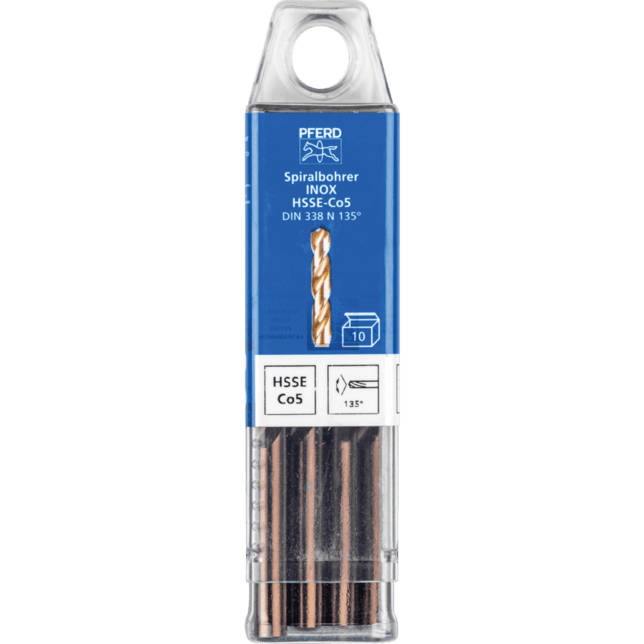 PFERD TOOLS Vrtacie a ponorné nástroje SPB DIN 338 HSSE N 6,5 INOX