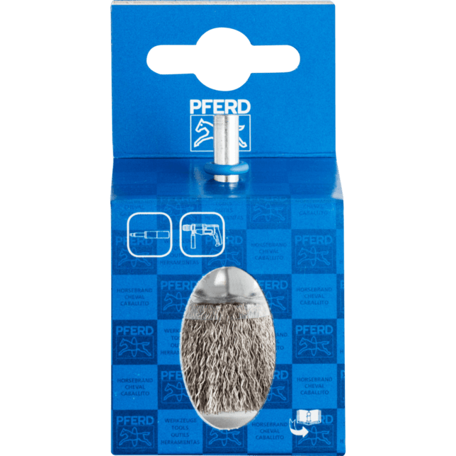 PFERD TOOLS Štandardné nasadené koncové kefy POS PBU 2022/6 INOX 0,20