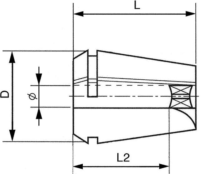 FORMAT Klieština pre závitníky ER20 428G 10mm DIN6499 B Format excellent