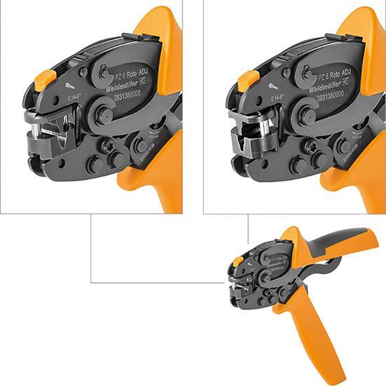 Weidmüller Kliešte krimpovacie 0,14-6mm2 PZ 6 Roto ADJ Weidmuller