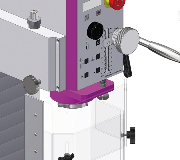 OPTIMUM Vrtačko-frézka OPTImill MH 50 G