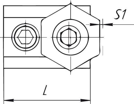 Úpinka excentrická pre T-drážku 14 M10 MITEE BITE