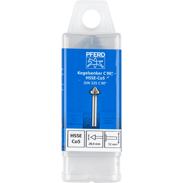 PFERD TOOLS Vrtacie a ponorné nástroje KES HSSE DIN 335 C90° 28,0