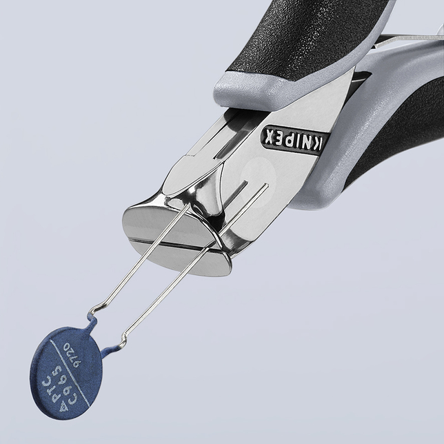 KNIPEX 64 12 115 ESD Čelné cvikacie kliešte ESD pre elektroniku s multi-komponentnými úchopmi 115 mm