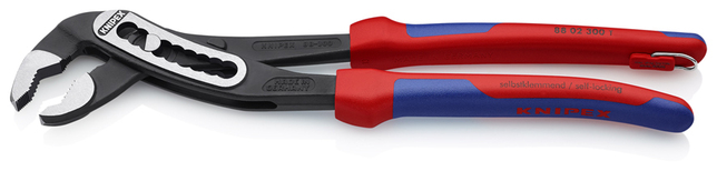 KNIPEX 88 02 300 T BK Alligator® Kliešte na vodné čerpadlá s multi-komponentnými úchopmi, s integrov