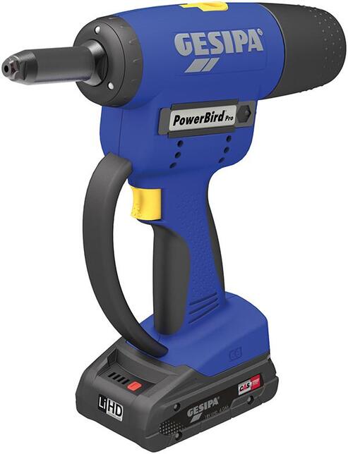 GESIPA Pištoľ nitovacia aku PowerBird Pro GE 1x aku zdvih 25mm Gesipa