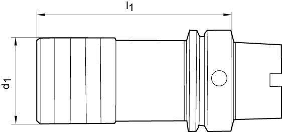 FORTIS Upínač pre závitorezné vložky M14-M33 HSK 63 elastik FE3 / FES3 tvar A DIN69893 Fortis