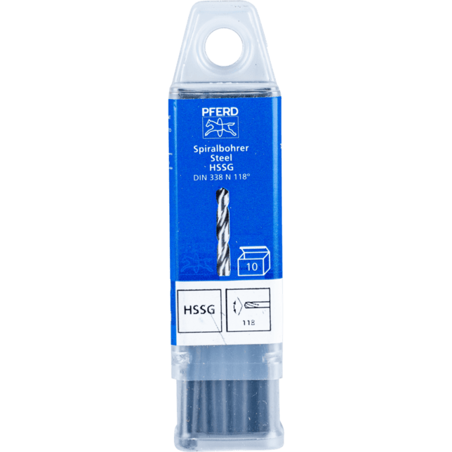 PFERD TOOLS Vrtacie a ponorné nástroje SPB DIN 338 HSSG N 4,4 OCEĽ