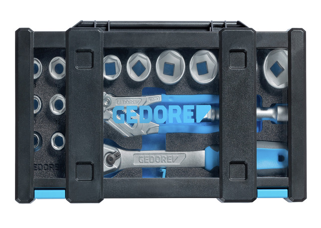 GEDORE 19 DMU 183 Sada nástrčných kľúčov s kliešťovým kľúčom