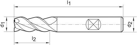 FORMAT Sada fréz 6 diel 4 - 12mm Z3 TiAlN VHM N Format