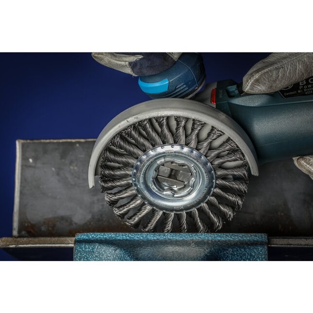 PFERD TOOLS Kolesové kefy POS RBG 11512/X-LOCK INOX 0,50